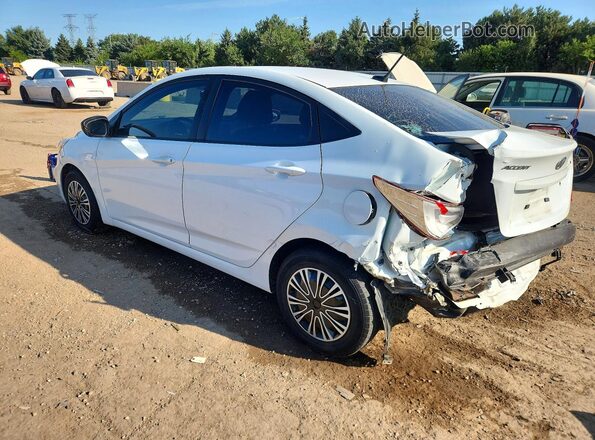 KMHCT4AE4GU114488 2016 HYUNDAI ACCENT Белый Задняя левая четверть