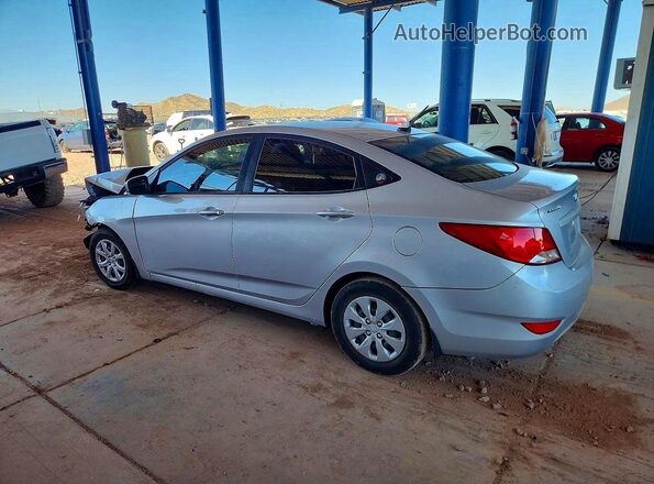 KMHCT4AE4GU163884 2016 HYUNDAI ACCENT Серебряный Задняя левая четверть