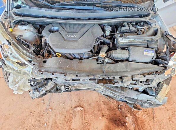 KMHCT4AE4GU163884 2016 HYUNDAI ACCENT Серебряный Вид задней части салона