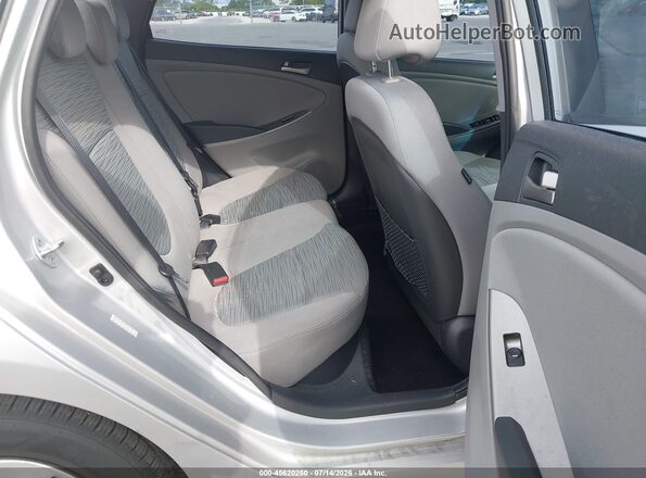 KMHCT4AE4GU944372 2016 HYUNDAI ACCENT Silver Widok naklejki z numerem VIN