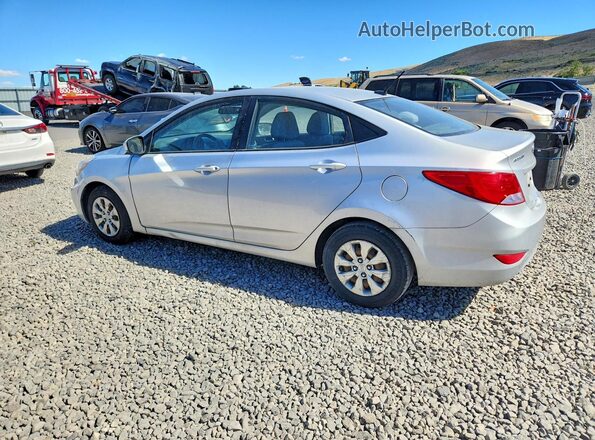 KMHCT4AE4GU948874 2016 HYUNDAI ACCENT Silver Задня ліва чверть