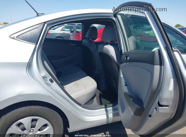 KMHCT4AE4GU980577 2016 HYUNDAI ACCENT Silver Vista de la etiqueta del VIN