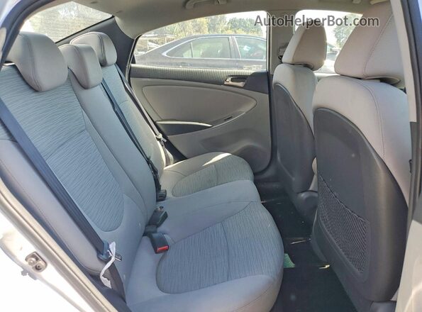 KMHCT4AE4GU999338 2016 HYUNDAI ACCENT Серебряный Вид задних сидений