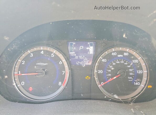 KMHCT4AE4GU999338 2016 HYUNDAI ACCENT Серебряный Вид щитка приборов