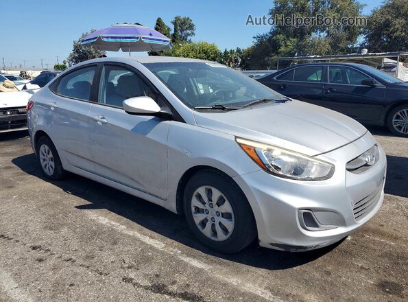 KMHCT4AE4GU999338 2016 HYUNDAI ACCENT Серебряный Передняя правая четверть