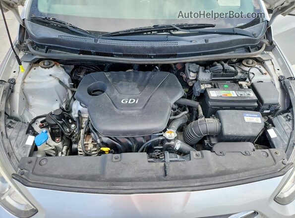 KMHCT4AE4HU244661 2017 HYUNDAI ACCENT Серебряный Вид задней части салона