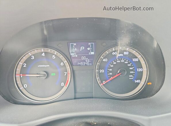 KMHCT4AE4HU244661 2017 HYUNDAI ACCENT Серебряный Вид щитка приборов