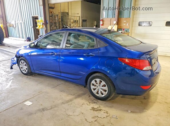 KMHCT4AE4HU268197 2017 HYUNDAI ACCENT Blue უკანა მარცხენა