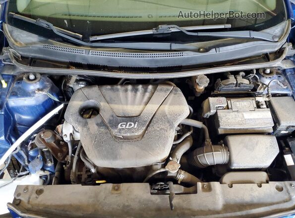 KMHCT4AE4HU268197 2017 HYUNDAI ACCENT Blue უკანა სალონის ხედი