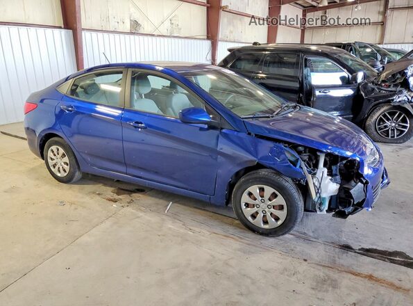 KMHCT4AE4HU268197 2017 HYUNDAI ACCENT Blue წინა მარჯვენა