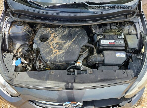 KMHCT4AE4HU323750 2017 HYUNDAI ACCENT Gray უკანა სალონის ხედი