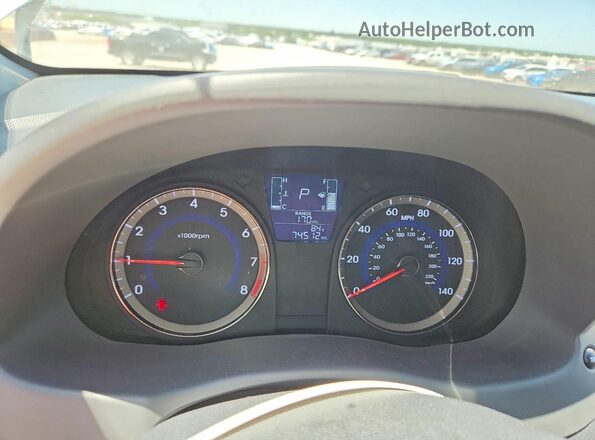 KMHCT4AE5GU036352 2016 HYUNDAI ACCENT White Vista del cuadro de instrumentos