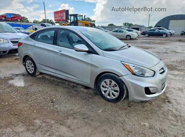 KMHCT4AE5GU089309 2016 HYUNDAI ACCENT Silver Передня права чверть