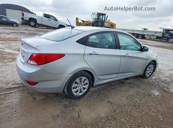 KMHCT4AE5GU089309 2016 HYUNDAI ACCENT Silver Задня права чверть