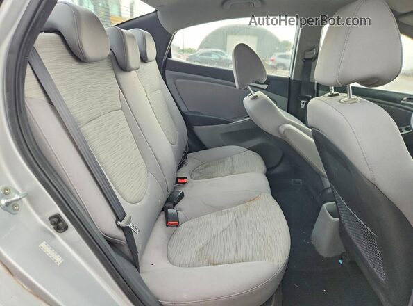 KMHCT4AE5GU089309 2016 HYUNDAI ACCENT Silver Вид задніх сидінь