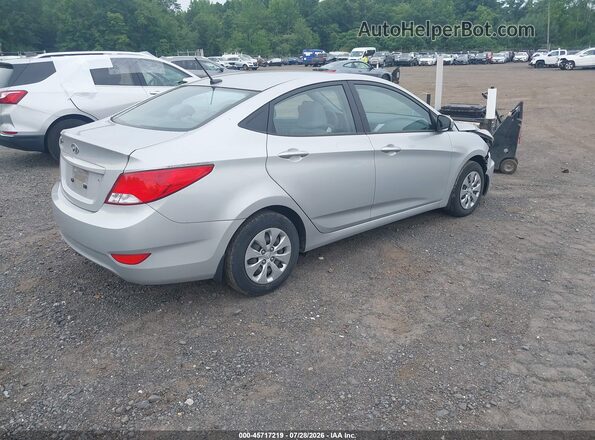 KMHCT4AE5GU166888 2016 HYUNDAI ACCENT Gray Trasero derecho