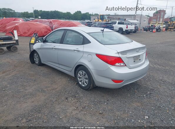 KMHCT4AE5GU166888 2016 HYUNDAI ACCENT Gray Trasero izquierdo