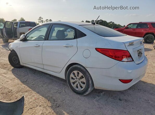 KMHCT4AE5GU990664 2016 HYUNDAI ACCENT White Задня ліва чверть