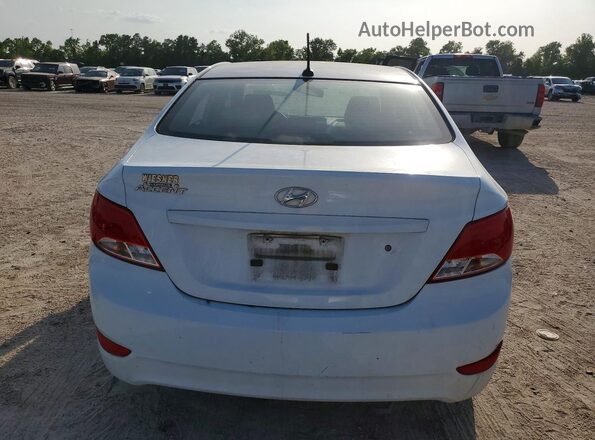 KMHCT4AE5GU990664 2016 HYUNDAI ACCENT White Вид ззаду