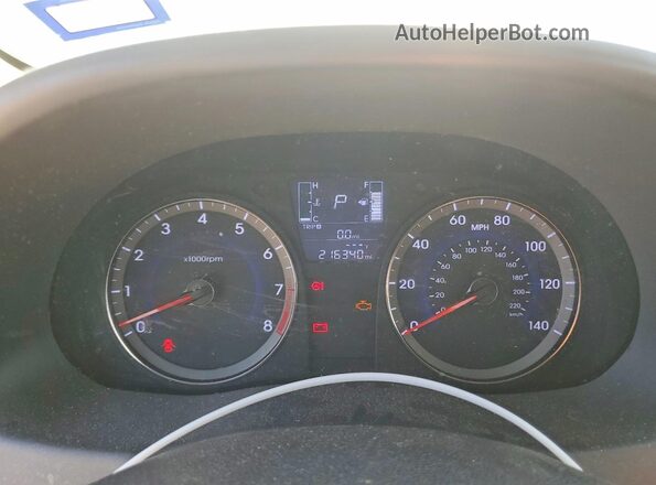 KMHCT4AE5GU990664 2016 HYUNDAI ACCENT White Вид щитка приладів