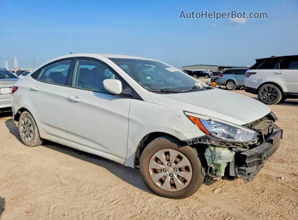 KMHCT4AE5GU990664 2016 HYUNDAI ACCENT White Передня права чверть