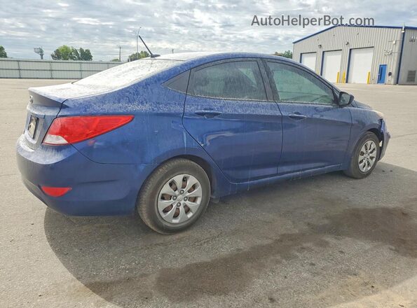 KMHCT4AE5HU223849 2017 HYUNDAI ACCENT Blue Հետևի աջ
