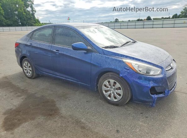 KMHCT4AE5HU223849 2017 HYUNDAI ACCENT Blue Առջևի աջ