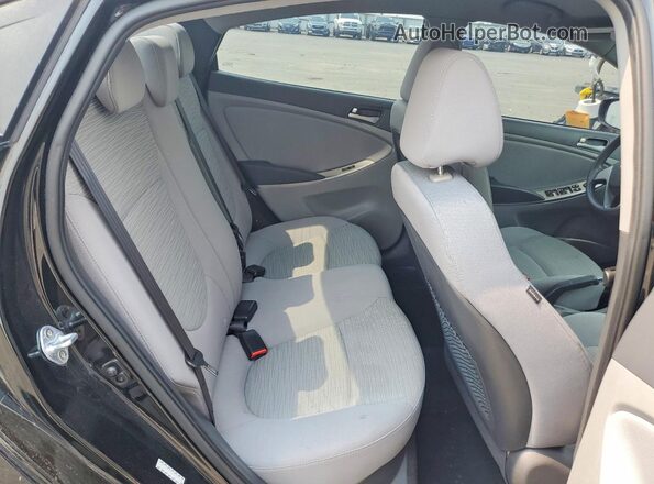 KMHCT4AE5HU268399 2017 HYUNDAI ACCENT Black Vista de los asientos traseros