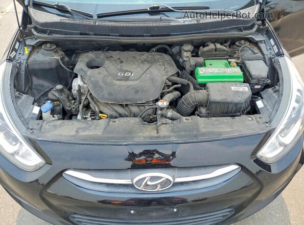 KMHCT4AE5HU268399 2017 HYUNDAI ACCENT Black Vista interior trasera