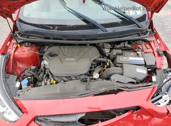 KMHCT4AE5HU271786 2017 HYUNDAI ACCENT Red Widok wnętrza z tyłu