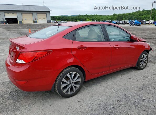 KMHCT4AE5HU271786 2017 HYUNDAI ACCENT Red Tył prawy