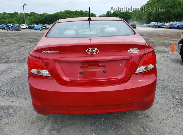 KMHCT4AE5HU271786 2017 HYUNDAI ACCENT Red Widok z tyłu