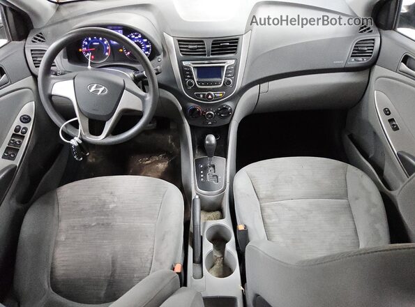 KMHCT4AE5HU306987 2017 HYUNDAI ACCENT Silver 