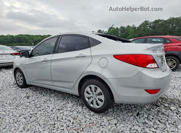 KMHCT4AE5HU307976 2017 HYUNDAI ACCENT Silver Հետևի ձախ