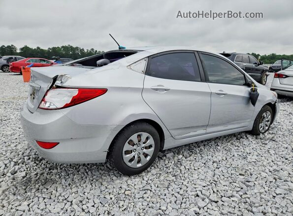 KMHCT4AE5HU307976 2017 HYUNDAI ACCENT Silver Հետևի աջ