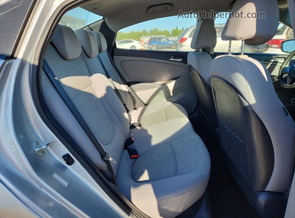 KMHCT4AE5HU312871 2017 HYUNDAI ACCENT Silver Rear seats view