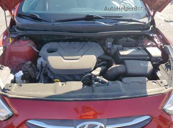 KMHCT4AE5HU360211 2017 HYUNDAI ACCENT Red Vista interior trasera
