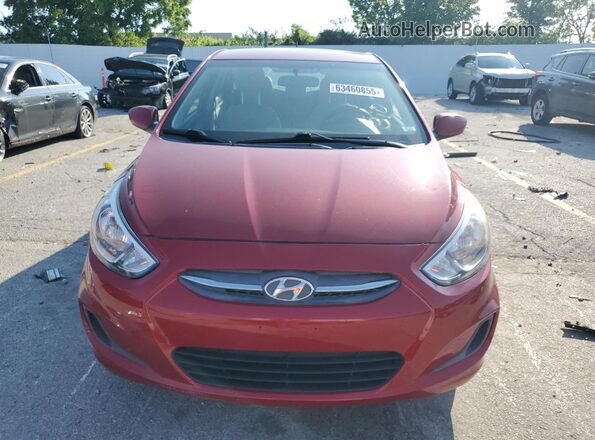 KMHCT4AE5HU360211 2017 HYUNDAI ACCENT Red Vista frontal