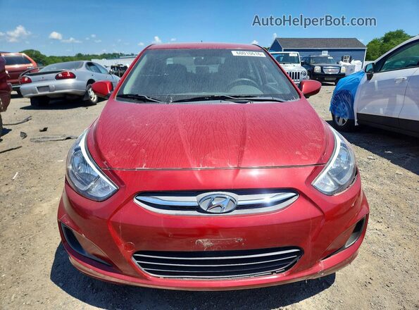 KMHCT4AE5HU381415 2017 HYUNDAI ACCENT Красный Вид спереди