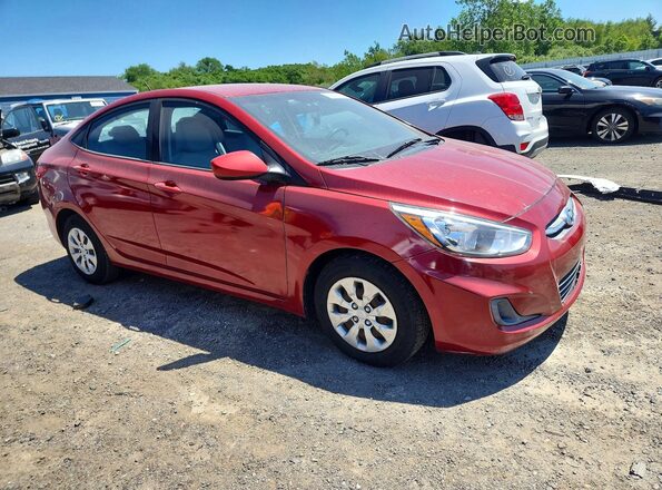 KMHCT4AE5HU381415 2017 HYUNDAI ACCENT Красный Передняя правая четверть