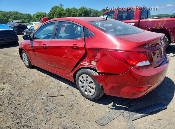 KMHCT4AE5HU381415 2017 HYUNDAI ACCENT Красный Задняя левая четверть