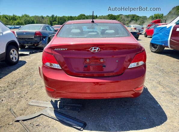 KMHCT4AE5HU381415 2017 HYUNDAI ACCENT Красный Вид сзади