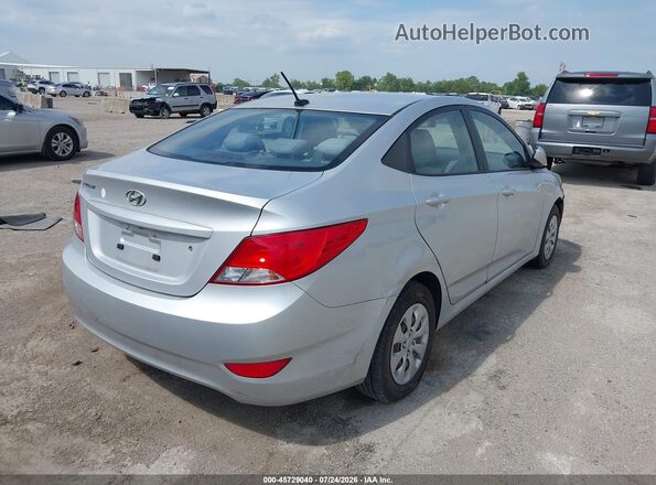 KMHCT4AE6GU011802 2016 HYUNDAI ACCENT Silver Задня права чверть
