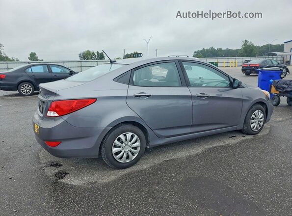 KMHCT4AE6GU067898 2016 HYUNDAI ACCENT Silver Trasero derecho