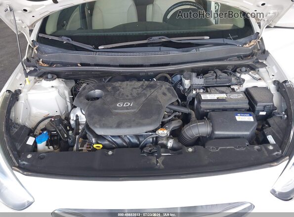KMHCT4AE6GU092817 2016 HYUNDAI ACCENT White Widok z tyłu