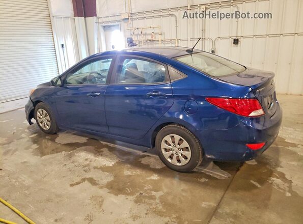 KMHCT4AE6GU105520 2016 HYUNDAI ACCENT Blue Trasero izquierdo