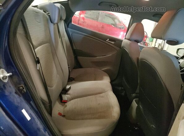 KMHCT4AE6GU105520 2016 HYUNDAI ACCENT Blue Vista de los asientos traseros