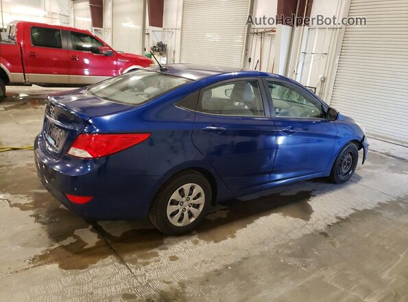 KMHCT4AE6GU105520 2016 HYUNDAI ACCENT Blue Trasero derecho
