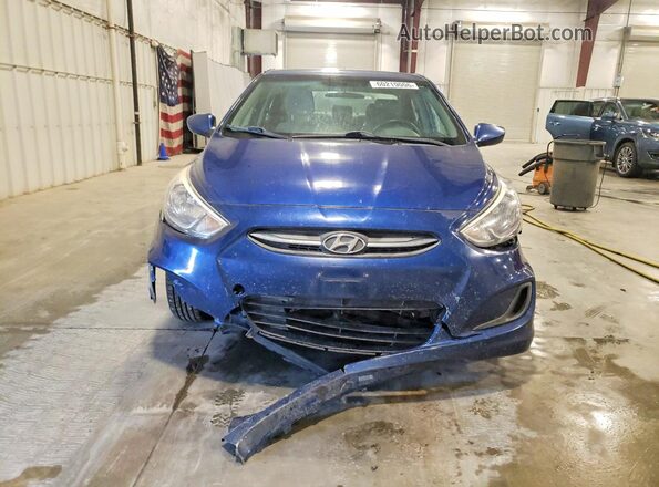 KMHCT4AE6GU105520 2016 HYUNDAI ACCENT Blue Vista frontal