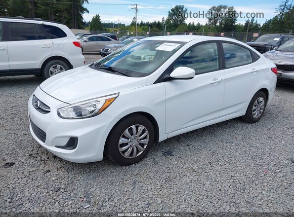KMHCT4AE6GU111639 2016 HYUNDAI ACCENT White Front left